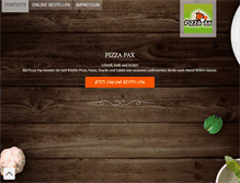 Tablet Screenshot of pizza-pax.de